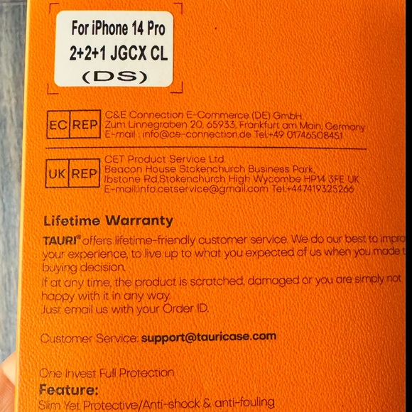 TAURI IPHONE 14 PRO (5 IN 1) PROTECTION Magnetic Case-Clear - Picture 4 of 13